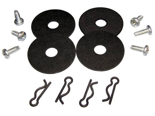 Seat Side Hinge Cover Mounting Kit