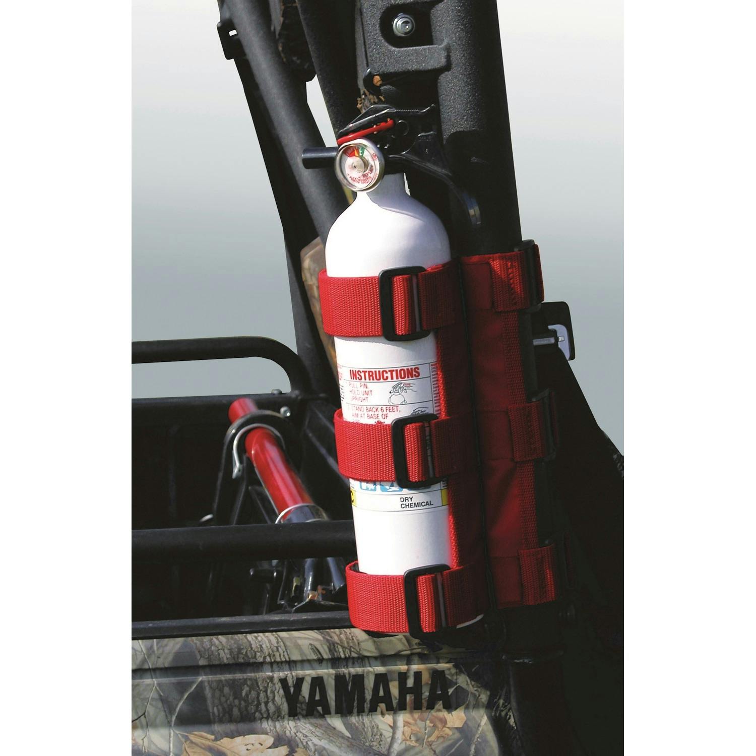 Rugged Ridge 63305.20 Fire Extinguisher Holder; Red