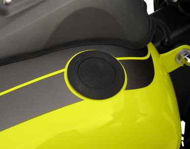 DRAG SPECIALTIES Vented Pop-Up Gas Cap - Black Wrinkle T03-0339B-A