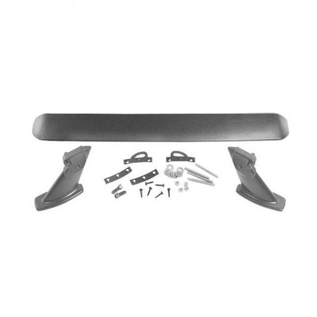 Redline Restomotive Ford Mustang Rear Spoiler Kit, Black, 1969-1970
