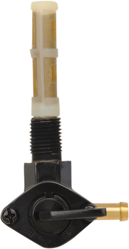DRAG SPECIALTIES 90 Degree Petcock - Black - 1/4" NPT T03-0075RB
