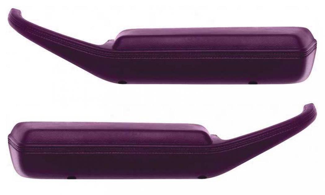 1974-81 Camaro, Firebird, Arm Rest and Door Pull Handle Assembly, Dark Carmine Red, Pair