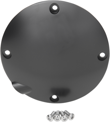 DRAG SPECIALTIES Satin Black Derby Cover 33-0016KSB