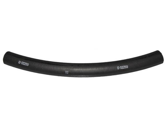 Valve Cover Breather Cap Hose, concours, date coded 2/25/69