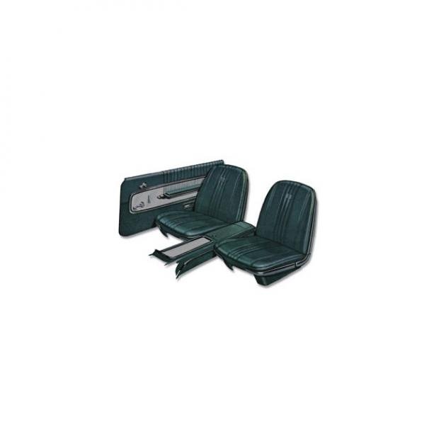 Front Bucket Seat Covers, Galaxie 500 XL, 1965