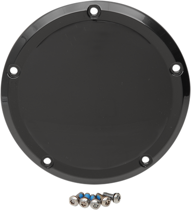 DRAG SPECIALTIES Gloss Black Derby Cover D33-0110GB
