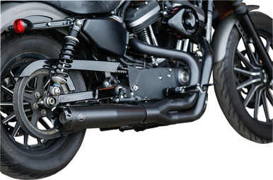 S&S CYCLE 2:1 Black Exhaust for '07-'13 XL 550-0951