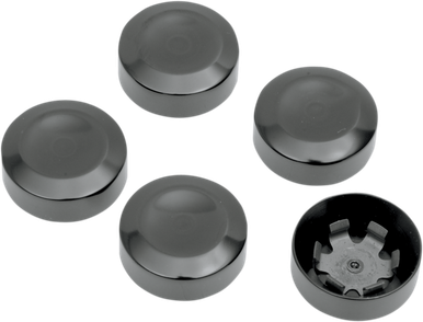 DRAG SPECIALTIES Rear Pulley Bolt Cover - Black D26-0152B