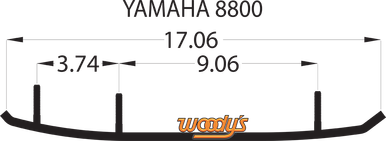 Woody's Trail Blazer IV Flat-Top 6" 60° Yamaha Sidewinder 2017 TYV4-8800