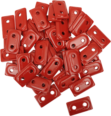 Woody's Double Digger Red Support Plates 5/16in 48 Pack ADD2-3790-B