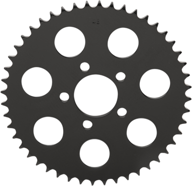 DRAG SPECIALTIES Rear Sprocket - Gloss Black - Flat - 48-Tooth 16421EB