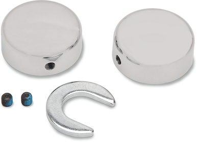 DRAG SPECIALTIES Swingarm Pivot Bolt Cover - Chrome 16.0207