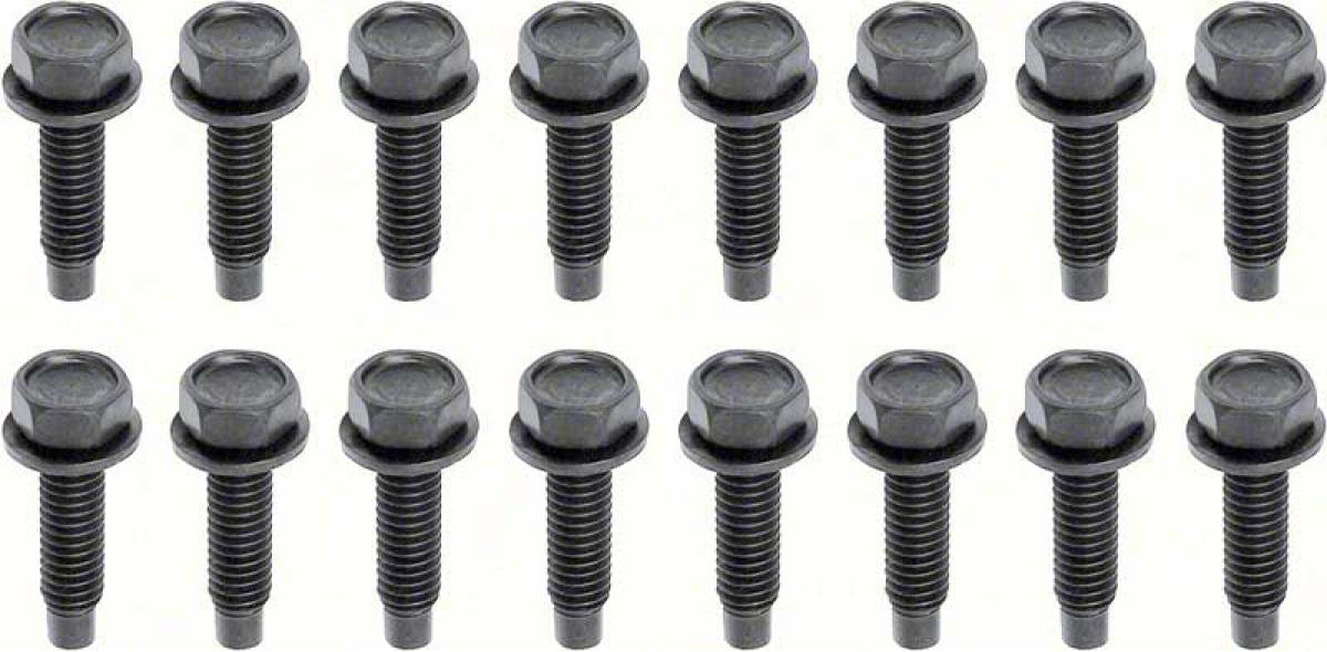 Redline Restomotive 1968-1981 Camaro / Firebird / Nova 16 Piece Lower Door Hinge Bolt Set