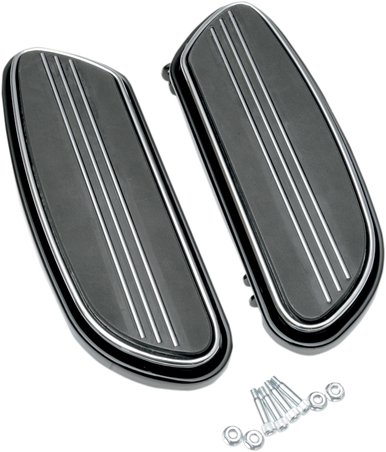 DRAG SPECIALTIES Footboard Sweeper - Black P17-0431B