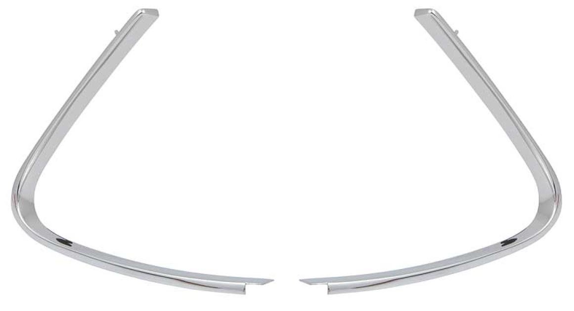 1969-70 Ford Mustang Fastback, Quarter Window Boomerang Moldings