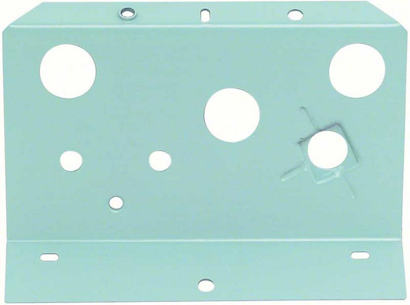 1968-69 Camaro, 1968-74 Nova, Console Gauge Mounting Plate, Front Plate, Fuel / Oil