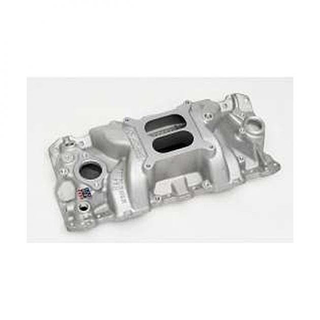 Chevy And GMC Truck Intake Manifold, 4-Barrel Carburetor, Small Block, Edelbrock, 1947-1985