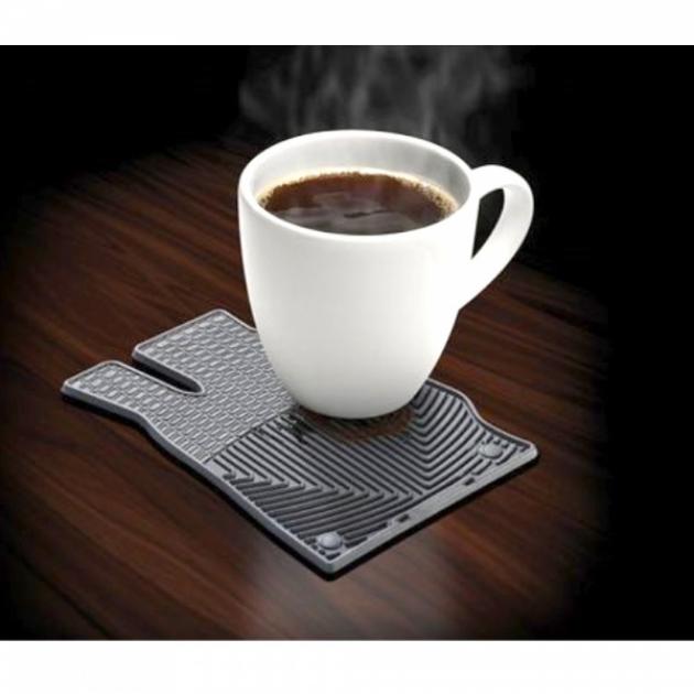 Drink Coaster, Black, WeatherTech