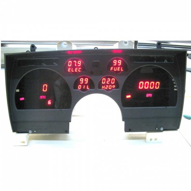 Corvette - LED Digital Replacement Gauge Cluster, 1968-1977