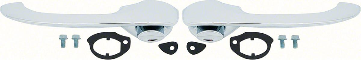 1968-79 Chevy II, Nova, X-Body, Outer Door Handle Set, 2 Door Models