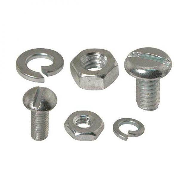 Hood Crossbrace Hardware Kit - 24 Pieces - Ford Passenger