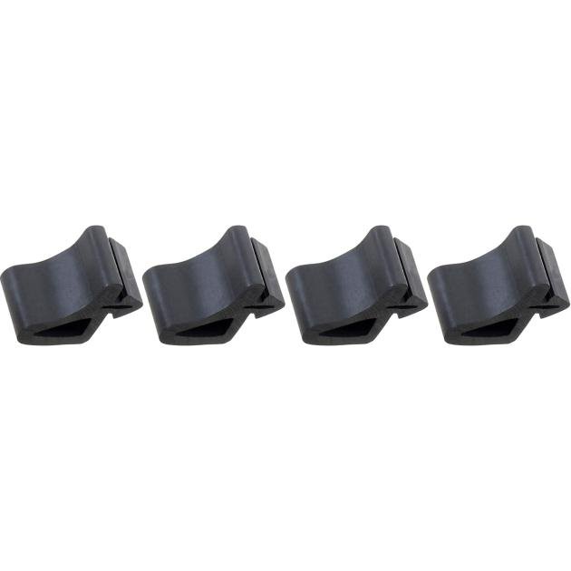 Redline Restomotive 1962-1965 Chevrolet Chevy II 4 Piece Hood Side Rubber Bumpers