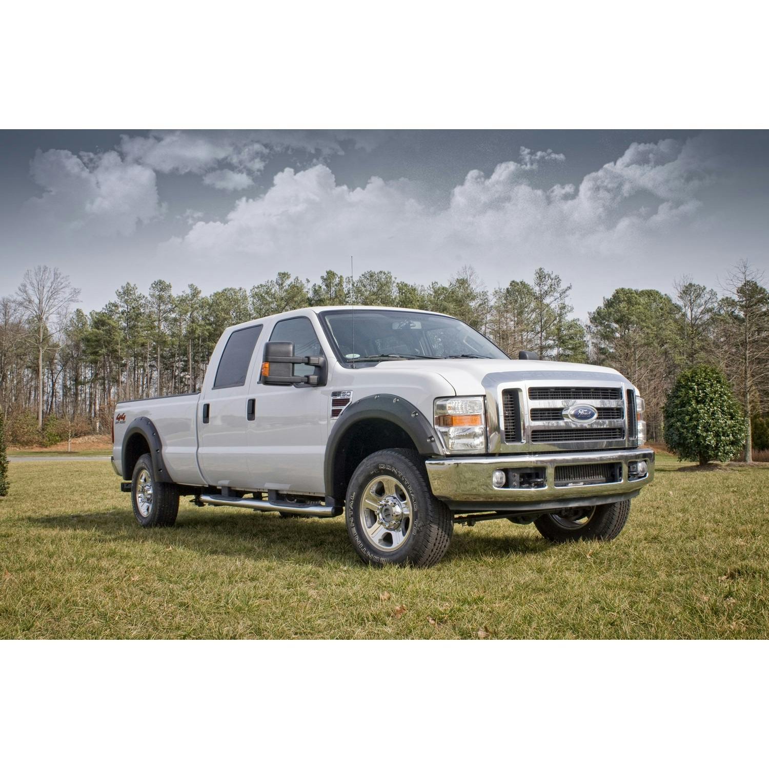 Rugged Ridge 81630.02 Fender Flare Kit; Black; 08-10 Ford F-250/F-350/F-450 SD Pickups