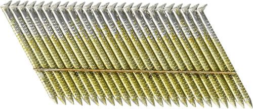 BOSTITCH Framing Nail, 2 in L, 12 Gauge, Steel, Thick Coat, Full Round Head, Ring Shank