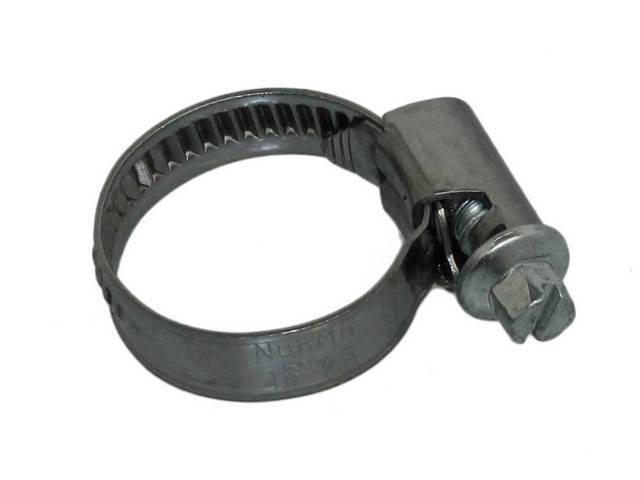 Hose Clamp, Stainless Steel, 5/8 to 1 Range