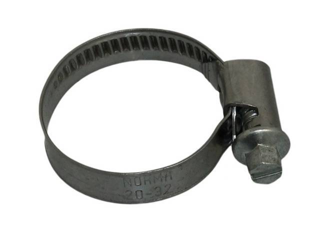 Hose Clamp, Stainless Steel, 3/4 to 1 1/4 Range