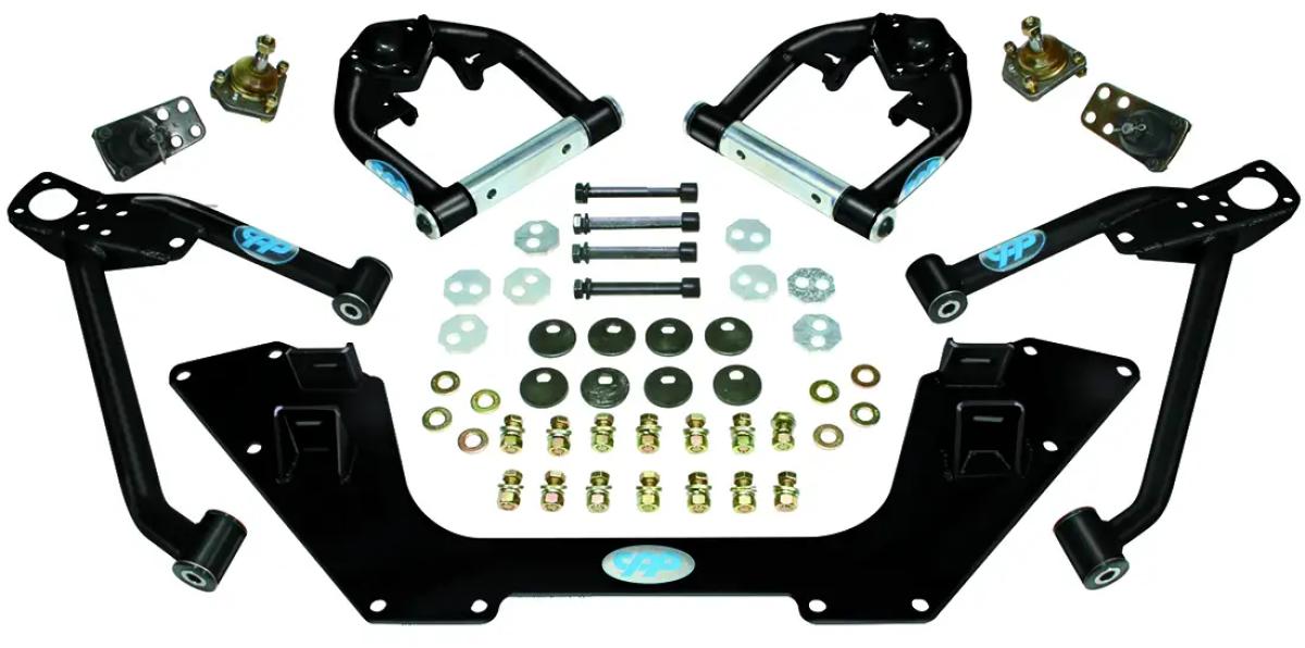 Classic Performance Totally Tubular Upper and Lower Control Arms,62-67 Chevy II/Nova 6267TCA-ULK-B