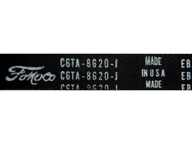Power Steering Belt, C4TE-8620-AE, JB-451, FoMoCo logo, EB366 Date Coded