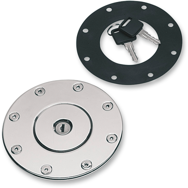 DRAG SPECIALTIES Vented Aero Gas Cap - 120mm 011525BX