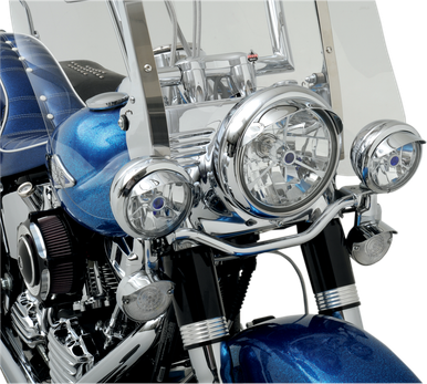 DRAG SPECIALTIES Visor for 7" Headlight - Chrome 20-0314