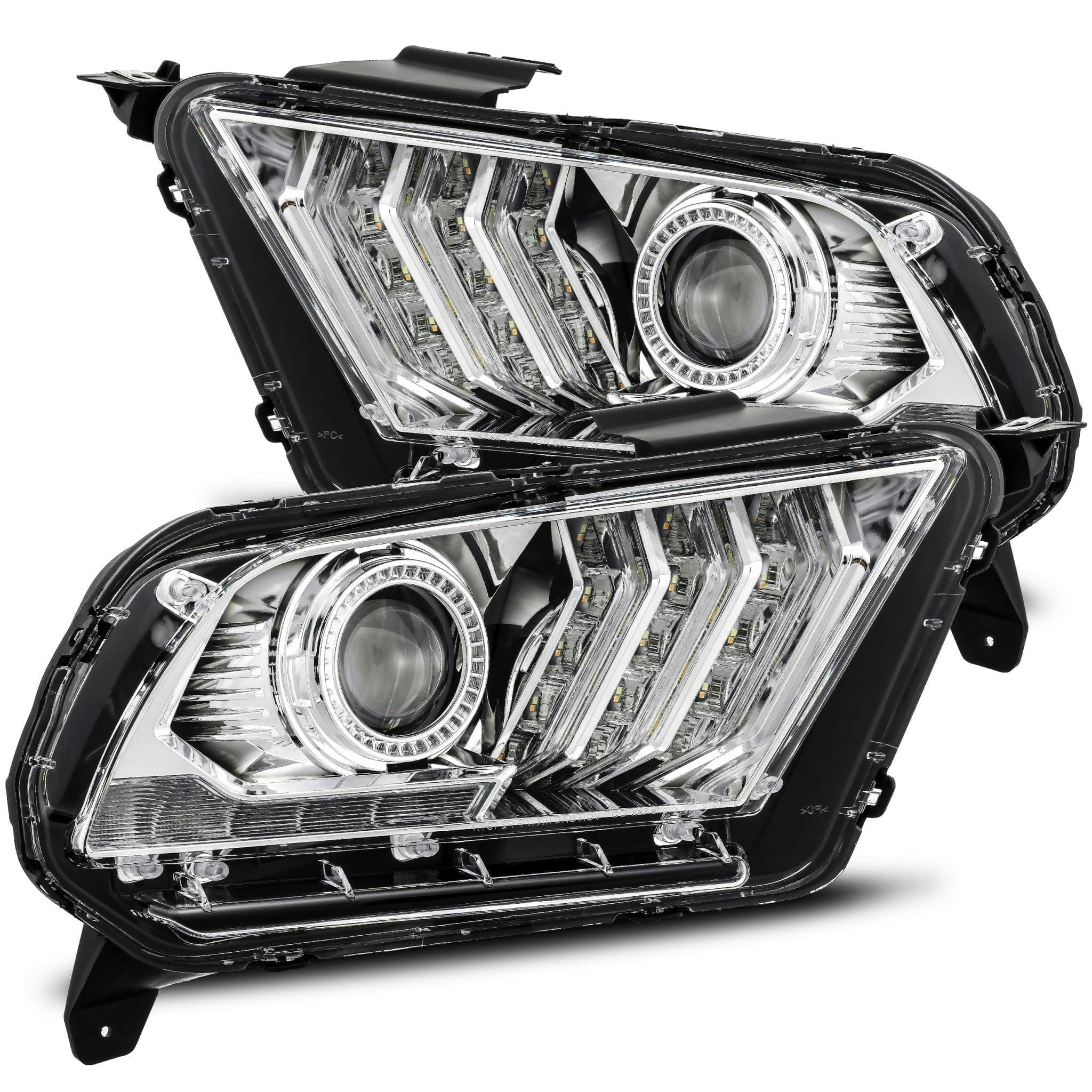 AlphaRex 880111 Projector Headlights Chrome