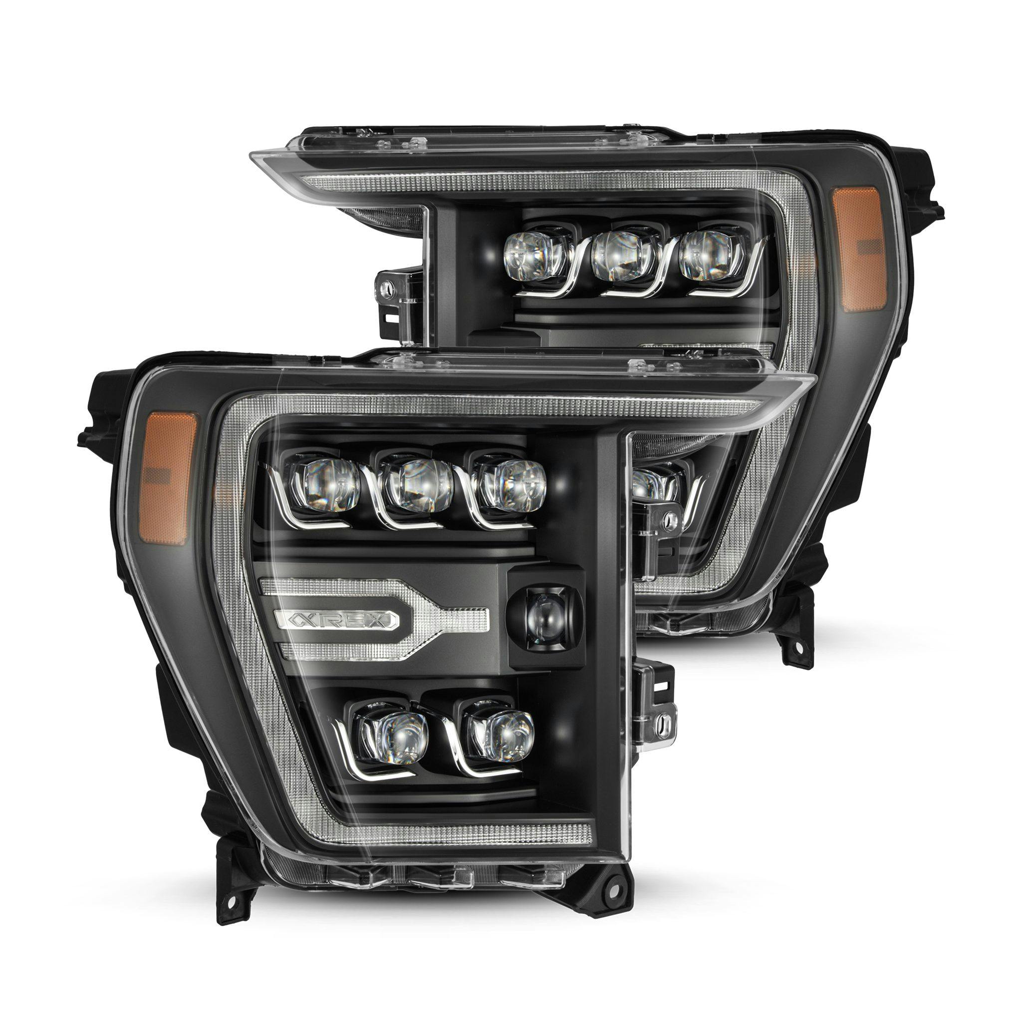 AlphaRex 880137 LED Projector Headlights in Black