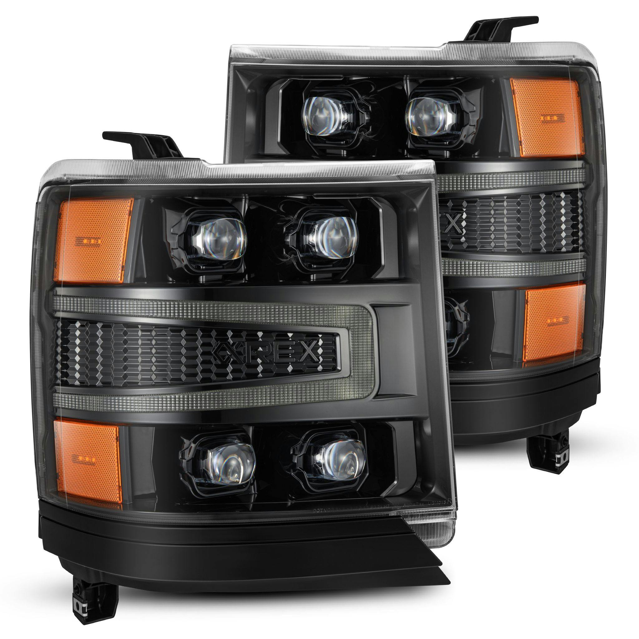 AlphaRex 880236 LED Projector Headlights in Alpha-Black