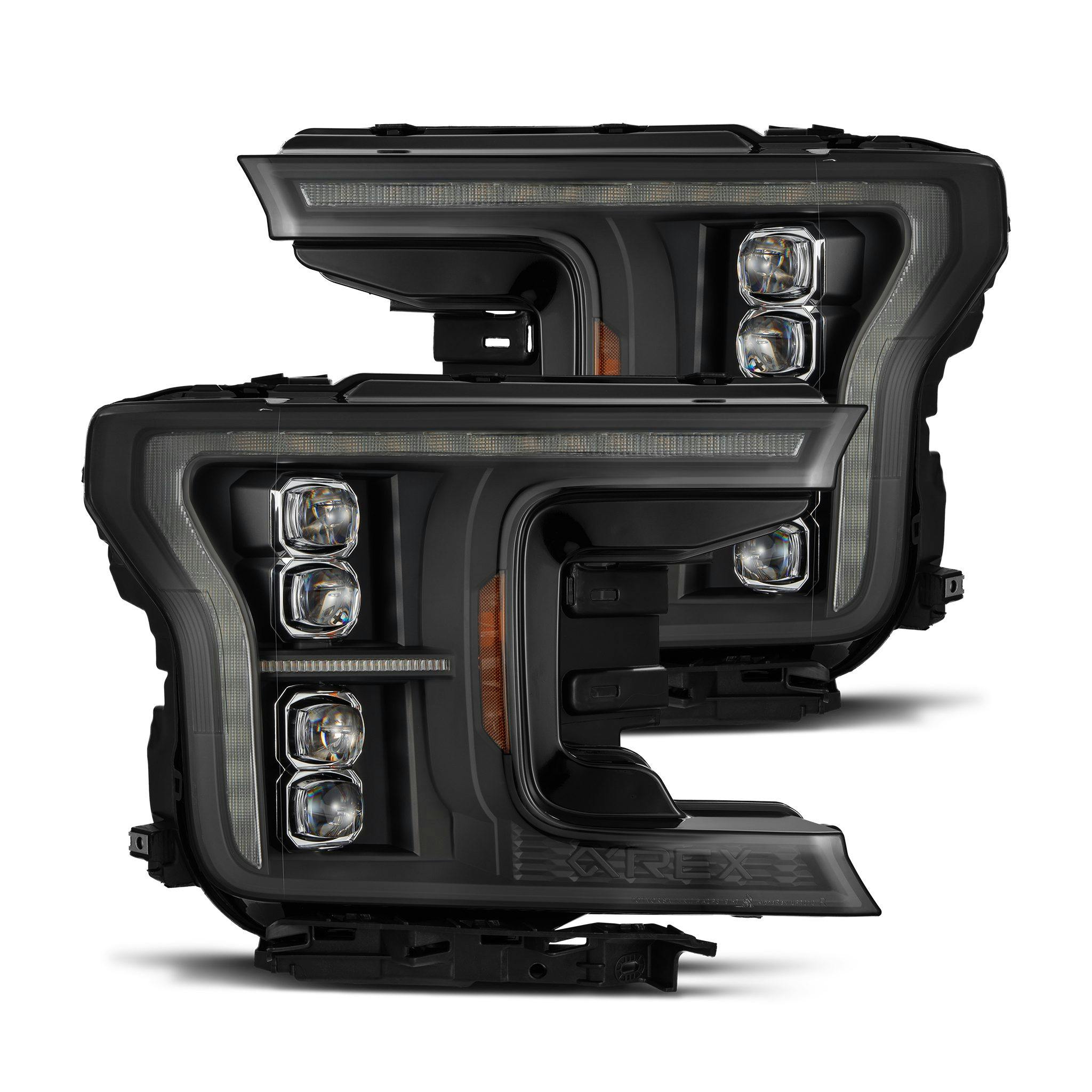 AlphaRex 880248 Projector Headlights Black