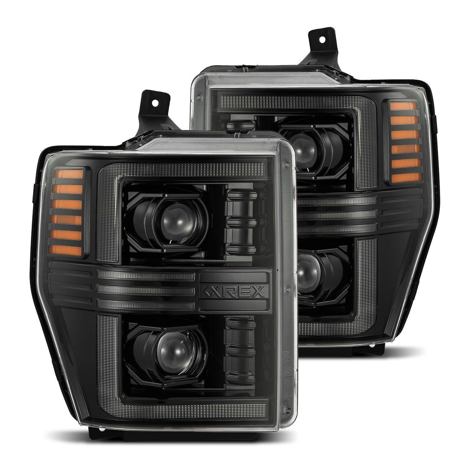 AlphaRex 880309 Projector Headlights Alpha-Black