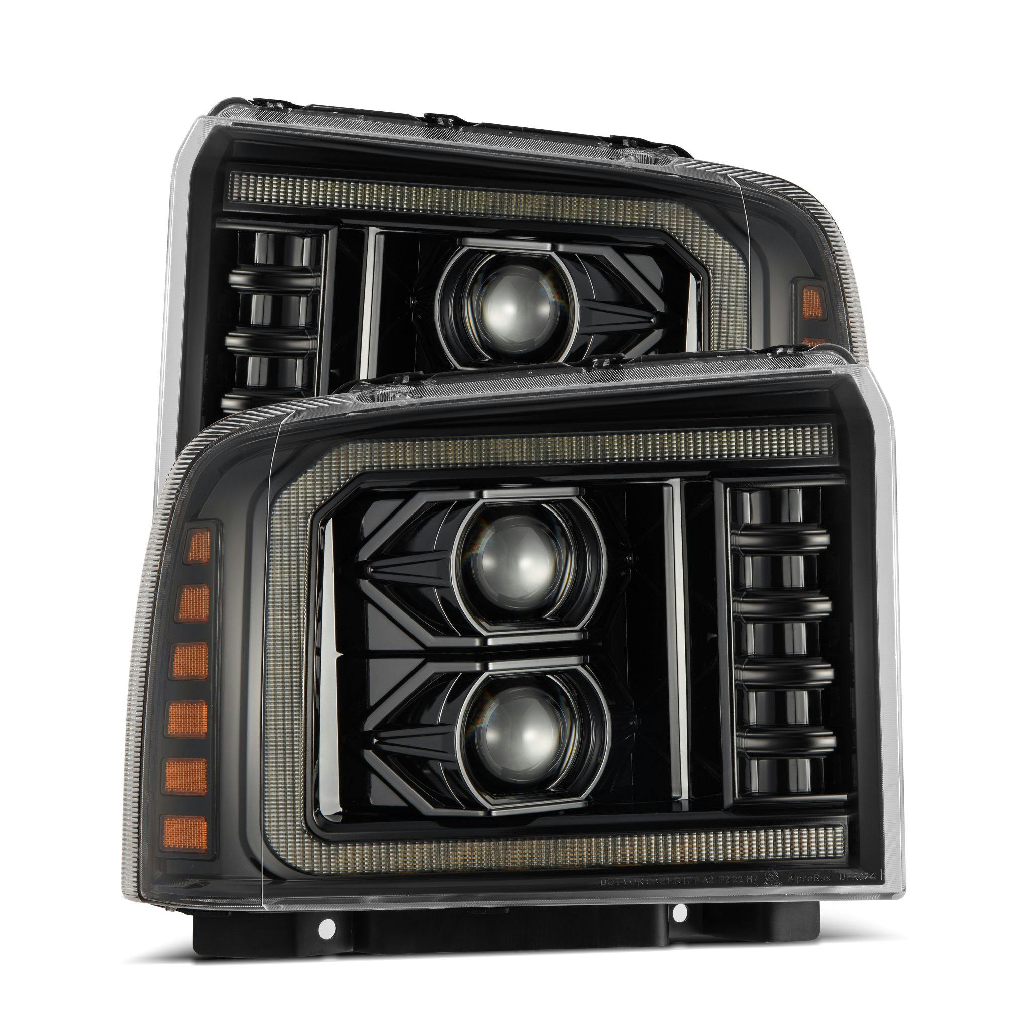 AlphaRex 880314 Projector Headlights Alpha-Black