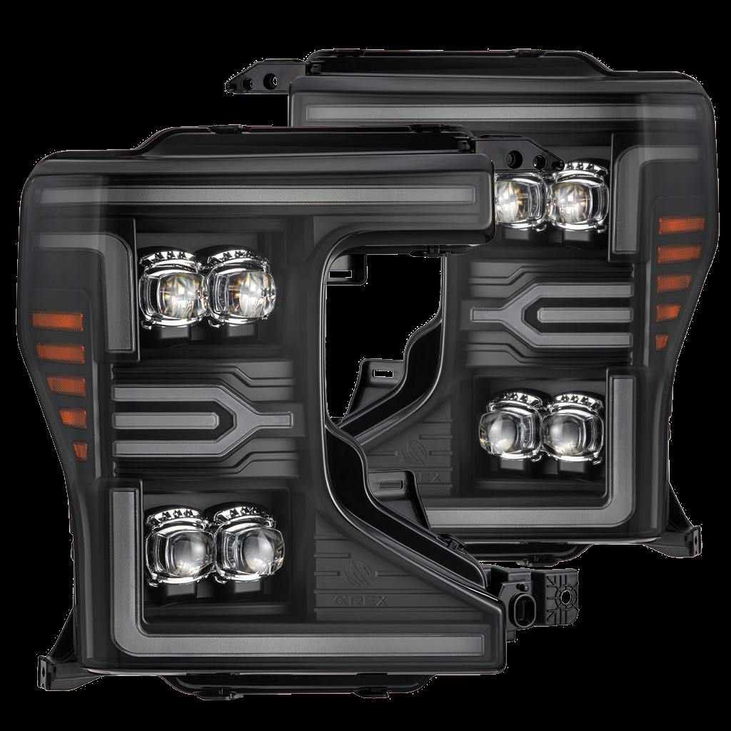 AlphaRex 880338 Projector Headlights Alpha Black