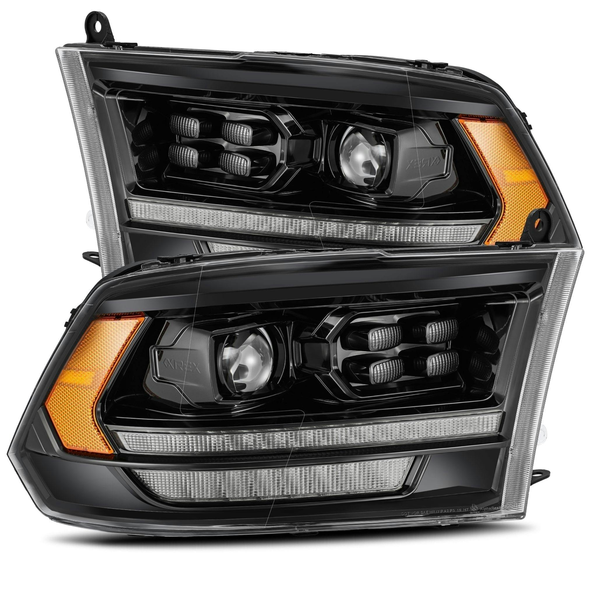 AlphaRex 880520 LED Projector Headlights in Alpha- Black
