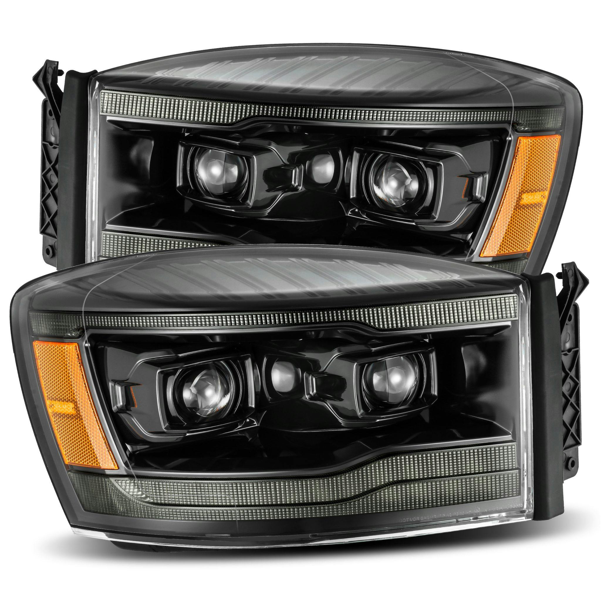AlphaRex 880530 Projector Headlights Alpha-Black