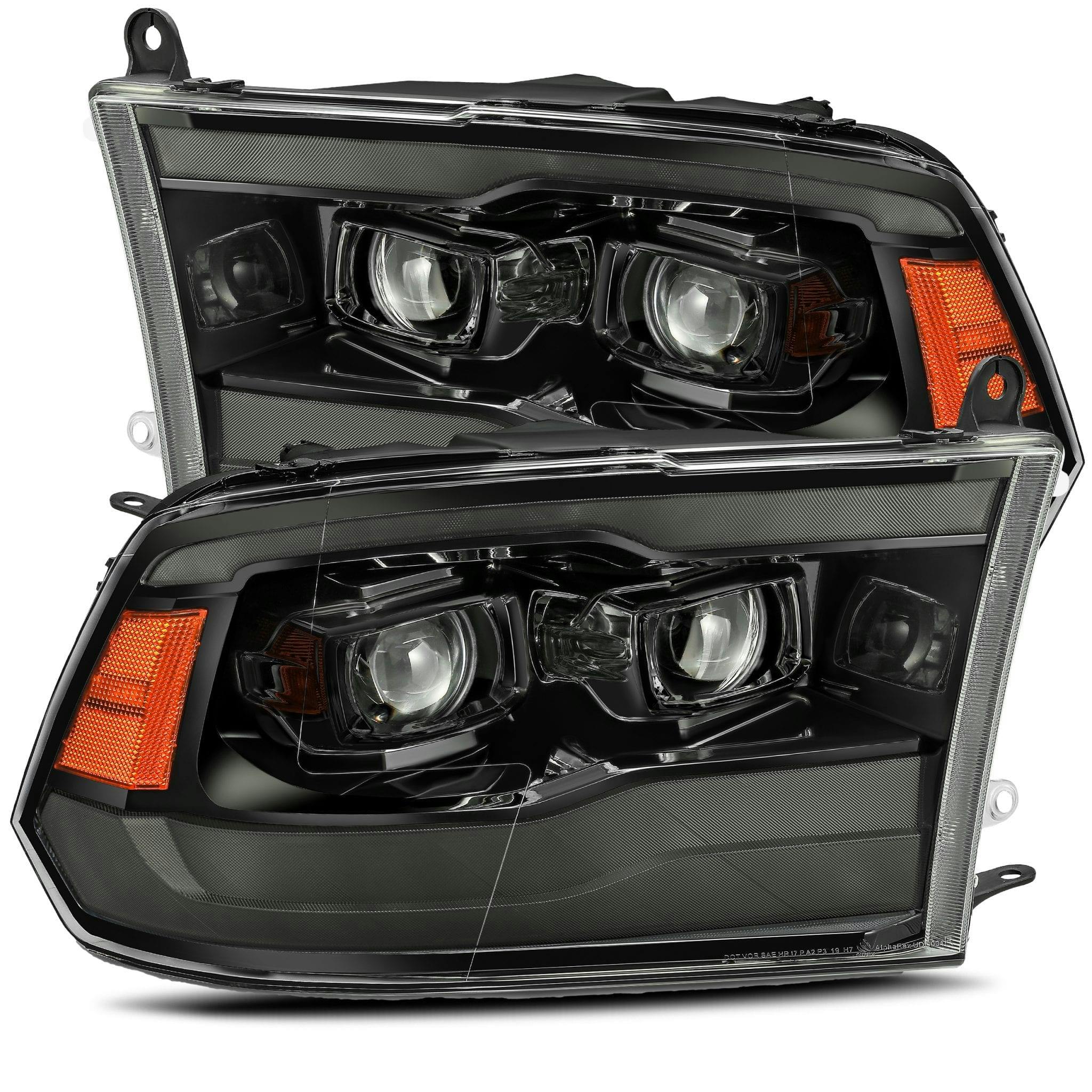 AlphaRex 880542 Projector Headlights Alpha-Black