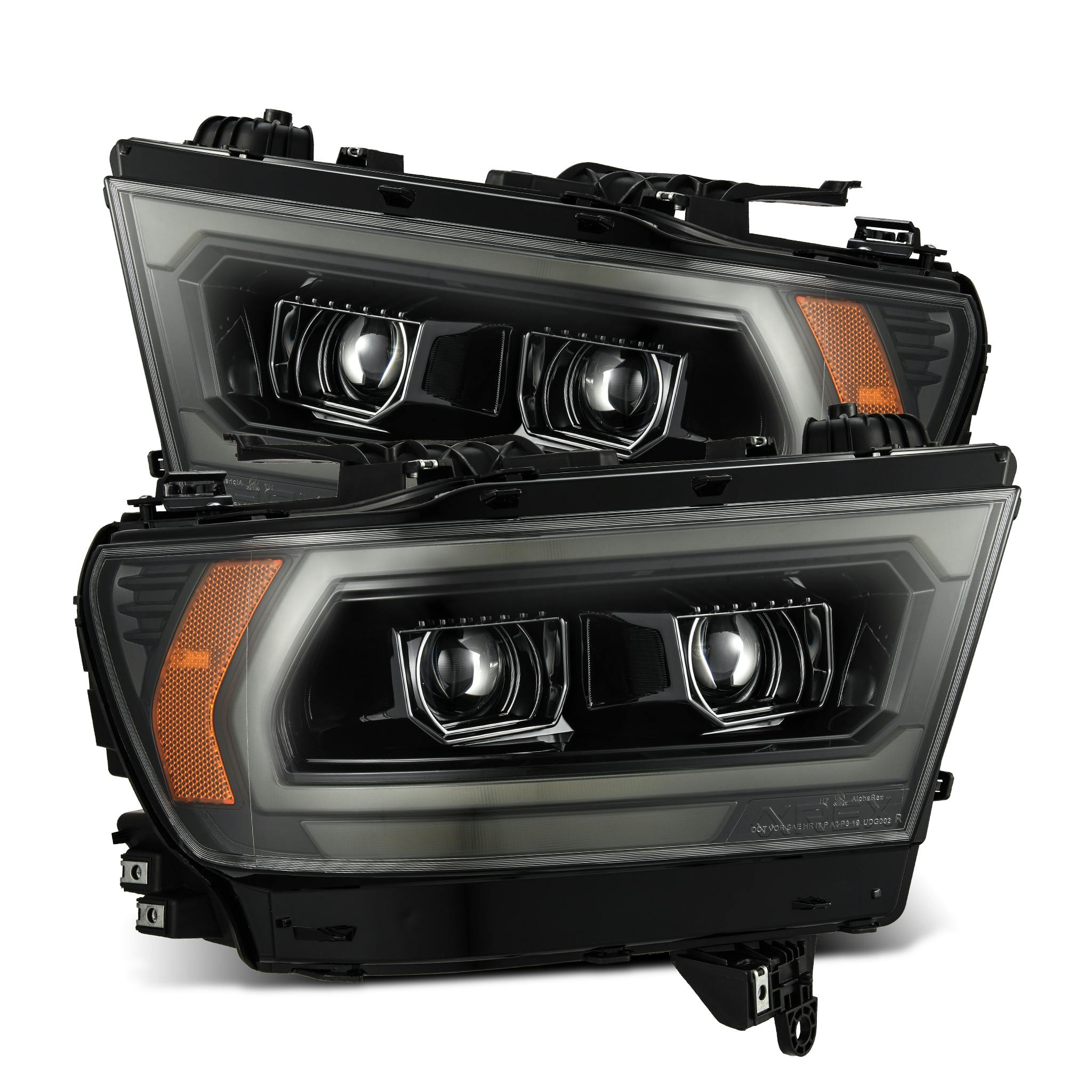 AlphaRex 880573 Projector Headlights Alpha-Black