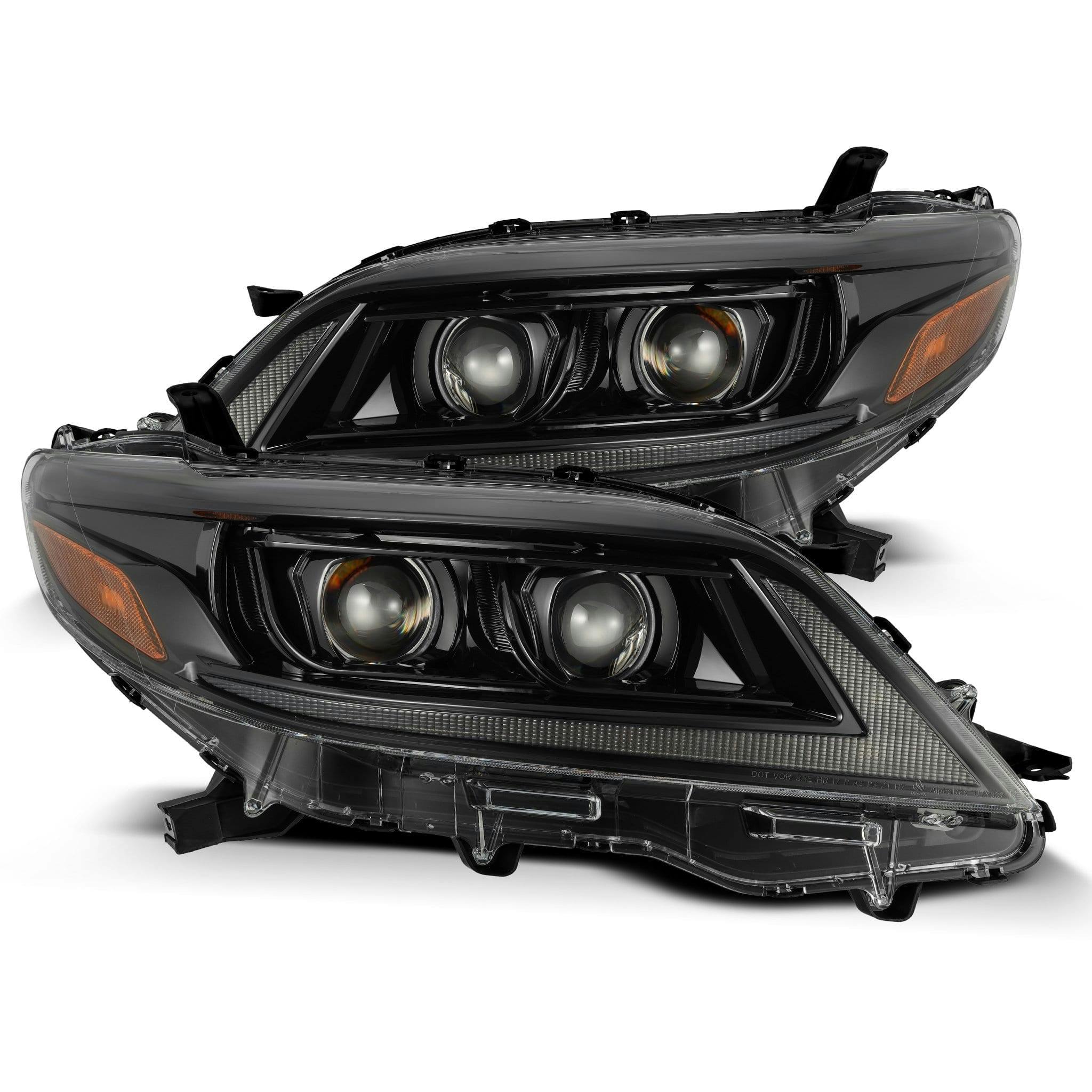 AlphaRex 880765 Projector Headlights Alpha-Black