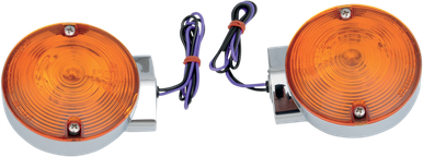 DRAG SPECIALTIES Turn Signal Light Kit - Chrome - Rear FLT L12-6030AR