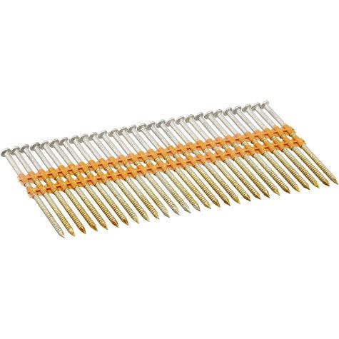 BOSTITCH 3" x 0.131 21-Degree Hot-Dipped Galvanized Diamond Round Head Strip Plastic Nail