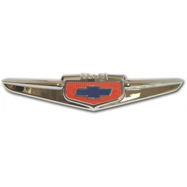 Early Chevy Hood Emblem, Show Quality 1949