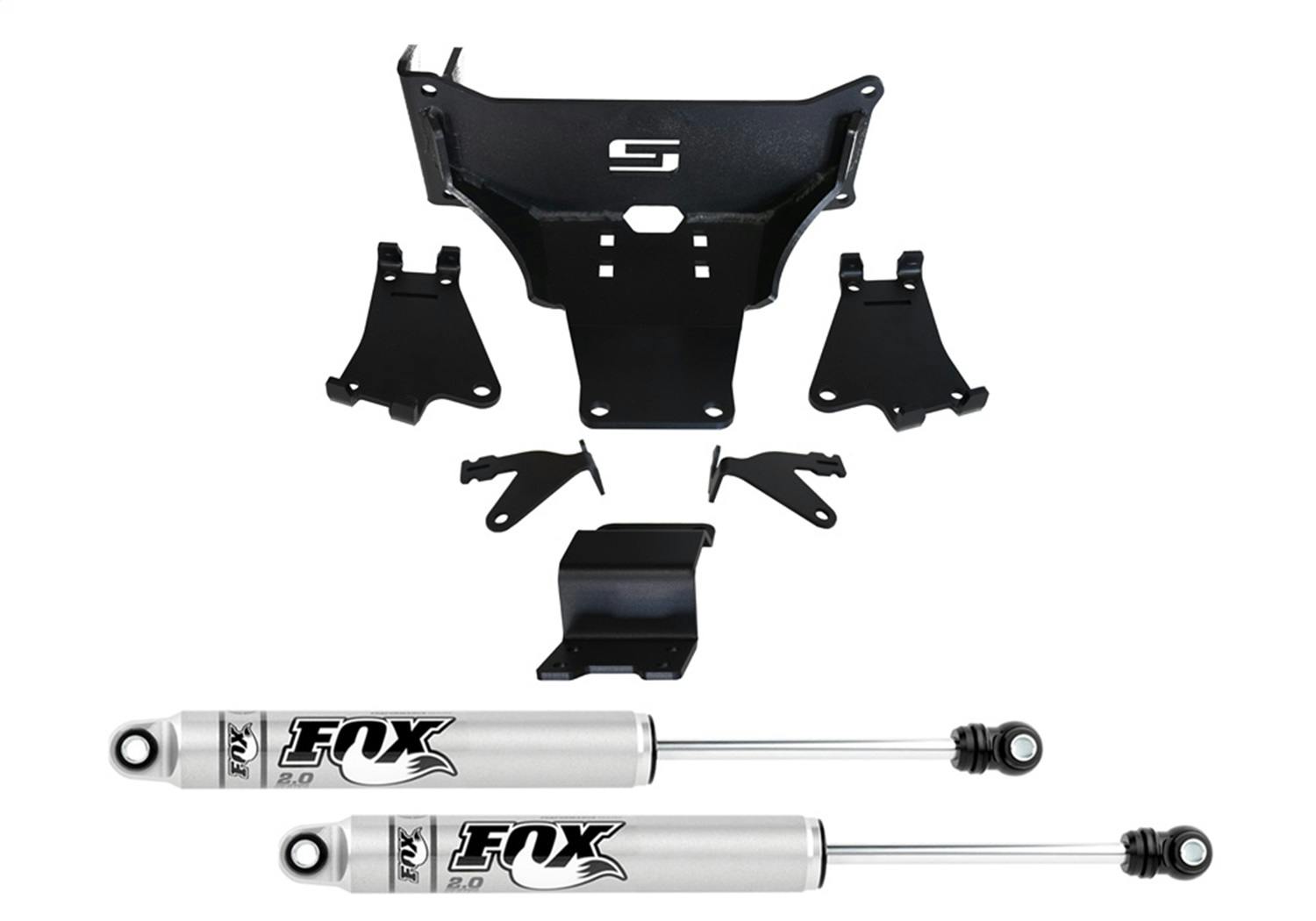Superlift 92743 Dual Steering Stabilizer Kit-w/ Fox 2.0 Shocks-05-22 F250/350 4WD-No Lift Req
